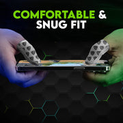 SpinBot Silver-Cloth Thumb & Finger Sleeves  for Pubg, Free Fire, COD Mobile,etc