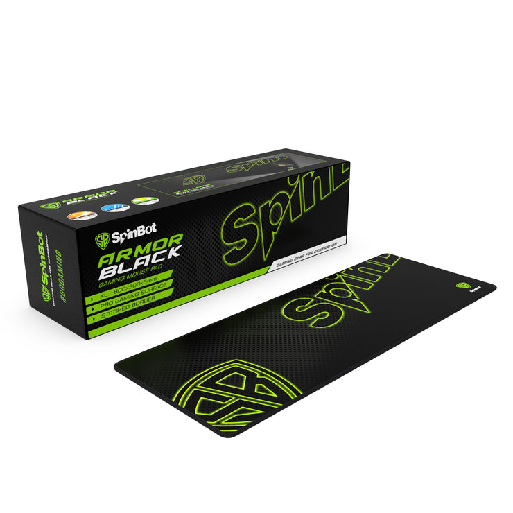 Spinbot mousepad with packaging