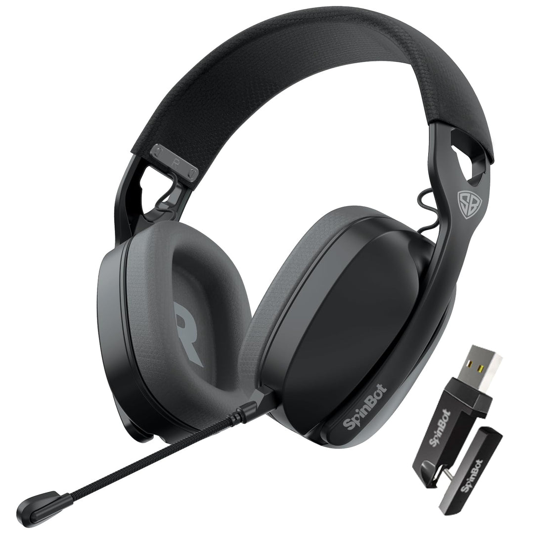 SpinBot Ranger HX500 Tri-Mode Wireless Gaming Headphones | Dual 2.4GHz