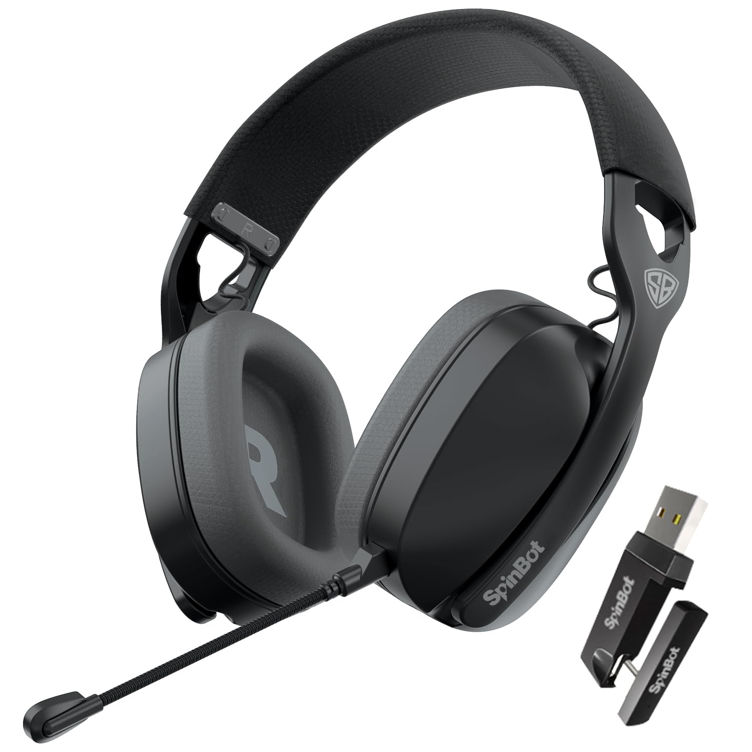 SpinBot Ranger HX500 Tri-Mode Wireless Gaming Headphones | Dual 2.4GHz