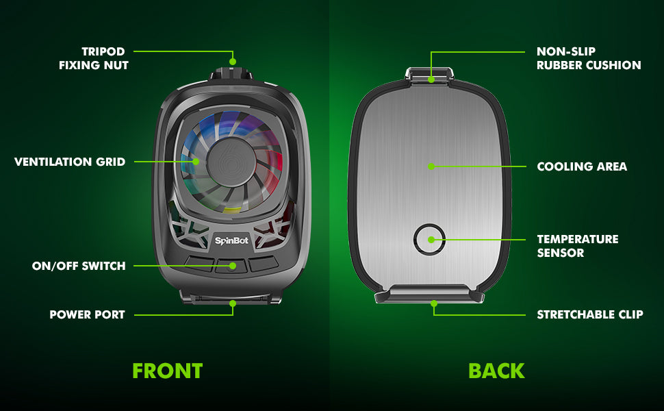 Spinbot semi-conductor base mobile cooler