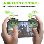SpinBot BattleMods Argo 4 Buttons Gaming Triggers + Gaming Finger Sleeves Combo
