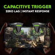 SpinBot BattleMods Apex | Mobile Gaming Triggers | Zero Lag Response | 5X Faster with Capacitive Conduction | for BGMI/Free Fire Max/COD Mobile