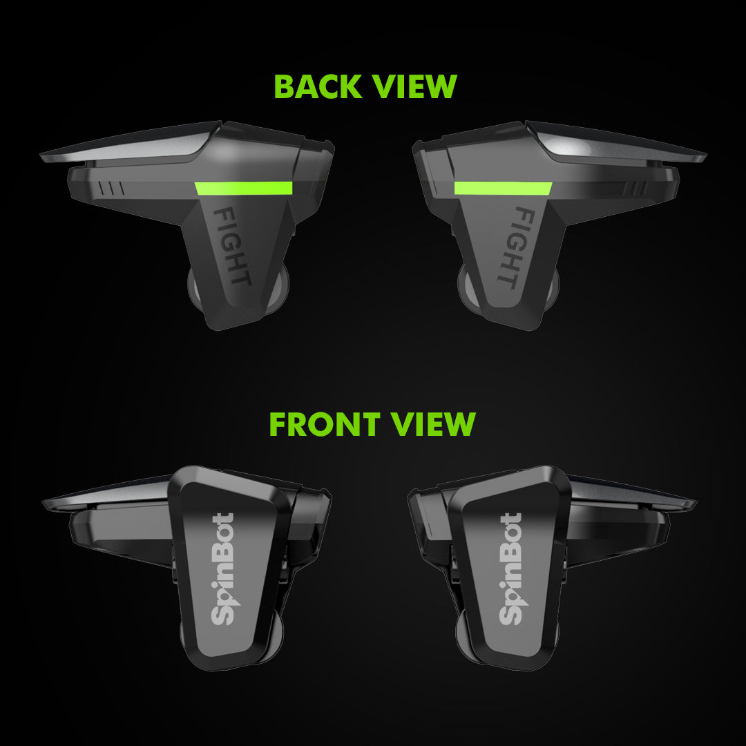 SpinBot BattleMods Apex | Mobile Gaming Triggers | Zero Lag Response | 5X Faster with Capacitive Conduction | for BGMI/Free Fire Max/COD Mobile