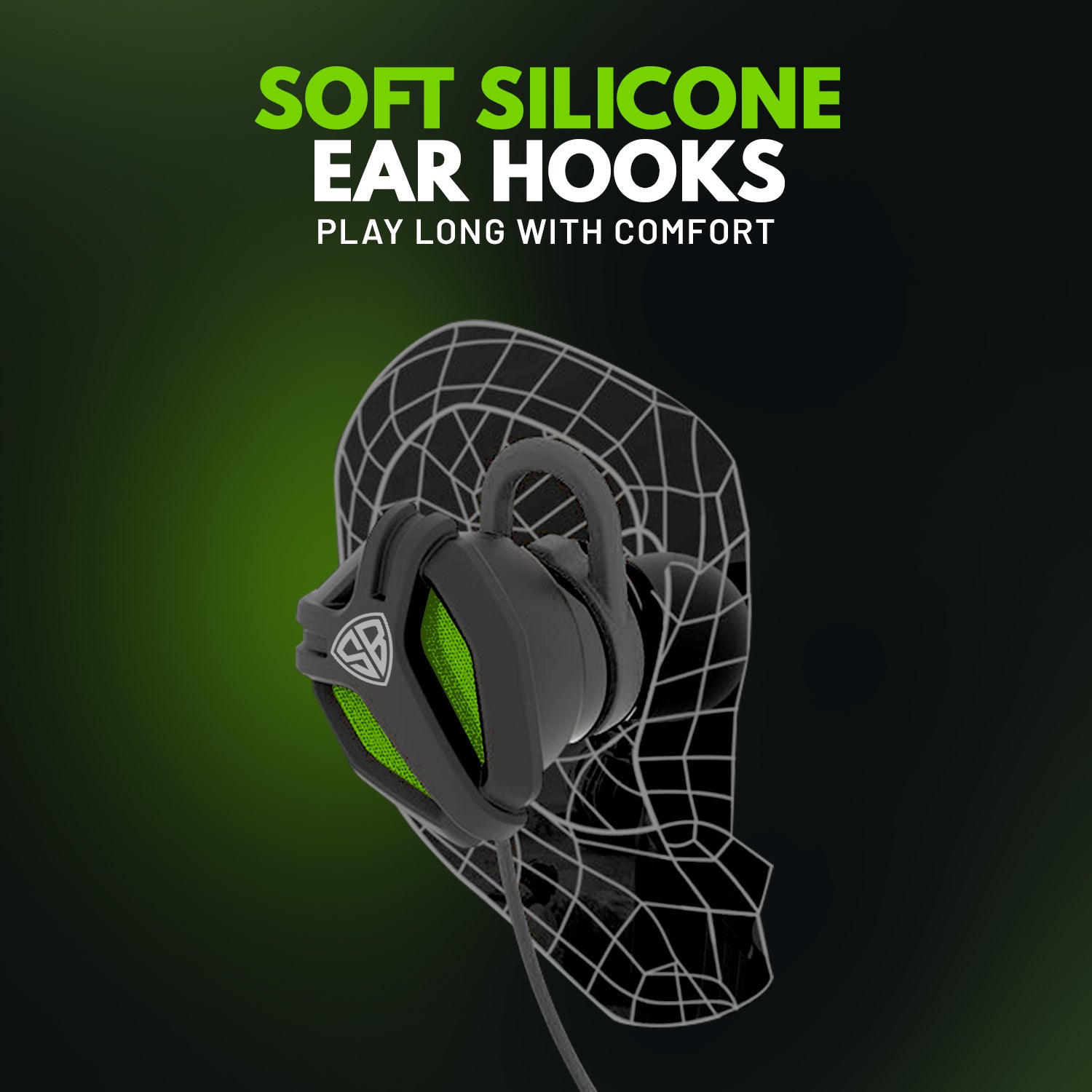 SpinBot BattleBudz C10 Type-C Wired Gaming Earphone with Detachable Bo