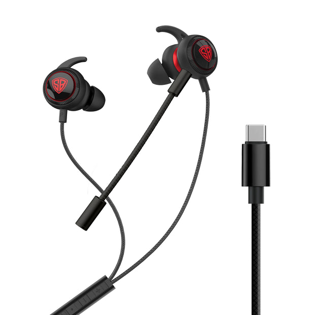 SpinBot BattleBudz C30 Type-C Wired Gaming Earphone with 12mm Gaming Driver