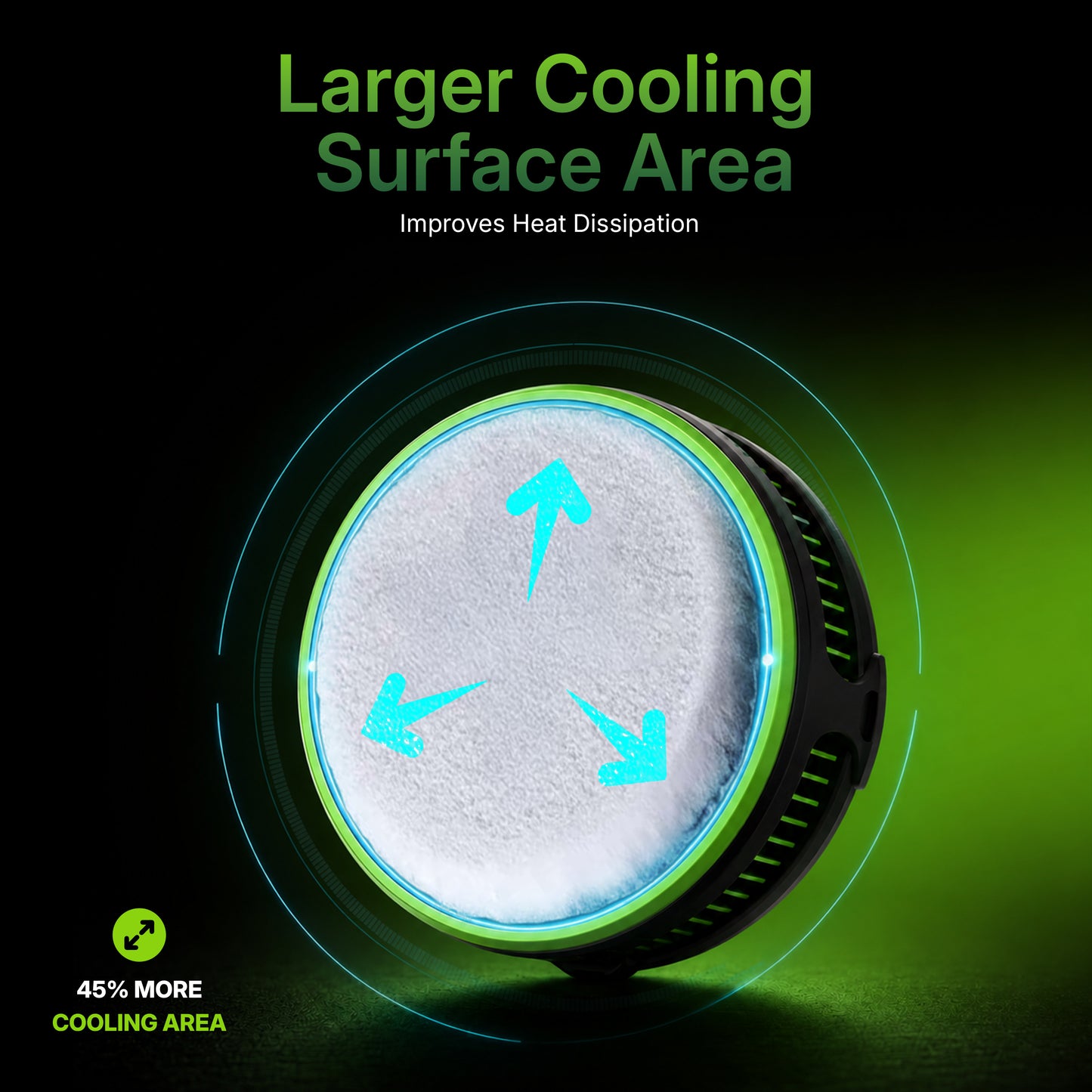 SpinBot IceDot Mag v2 Charge Magnetic Mobile Phone Cooler with 20W Freeze Cooling | Pass-Through Charging | Larger Cooling Area | Overclock Cooling |