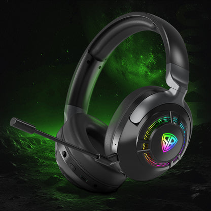 SpinBot Ranger HX700 Tri-Mode Wireless Headphones with ANC & RGB | 20ms Low Latency
