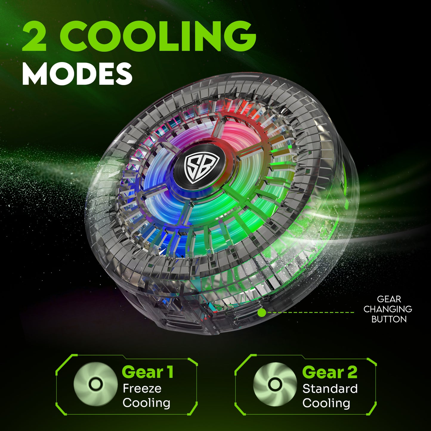 SpinBot IceDot Mag Air Ultra-Slim Ultra-Lite Magnetic Mobile Phone Cooler I 2 Speed Gears for Temperature Control I 15W Freeze Cooling I For iPhone 12/13/14/15/16, iPads and Android Smartphones