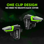 SpinBot Battlemods Raze 4 Buttons Smartphone Capacitive Gaming Trigger | 6 Finger Claw Control | Zero Lag response | For BGMI/Free Fire Max/Cod Mobile