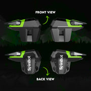 SpinBot Battlemods Raze 4 Buttons Smartphone Capacitive Gaming Trigger | 6 Finger Claw Control | Zero Lag response | For BGMI/Free Fire Max/Cod Mobile