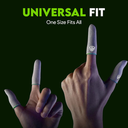 SpinBot BattleMods NinjaX  + 2 Pairs of Silver Fiber Finger Sleeves Combo