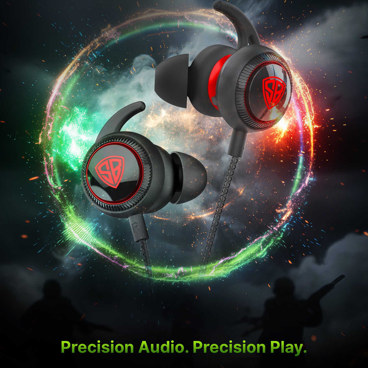 SpinBot BattleBudz C30 Type-C Wired Gaming Earphone with 12mm Gaming Driver
