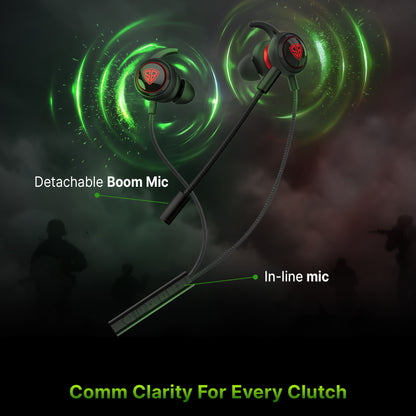 SpinBot BattleBudz C30 Type-C Wired Gaming Earphone with 12mm Gaming Driver