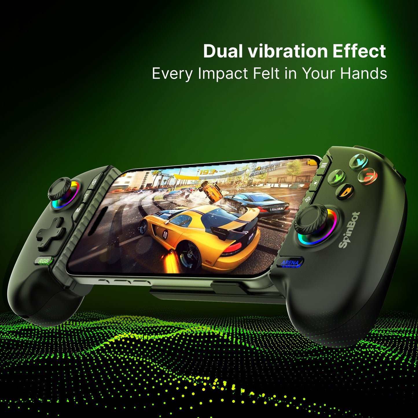 SpinBot Arcade Smartphone Gamepad