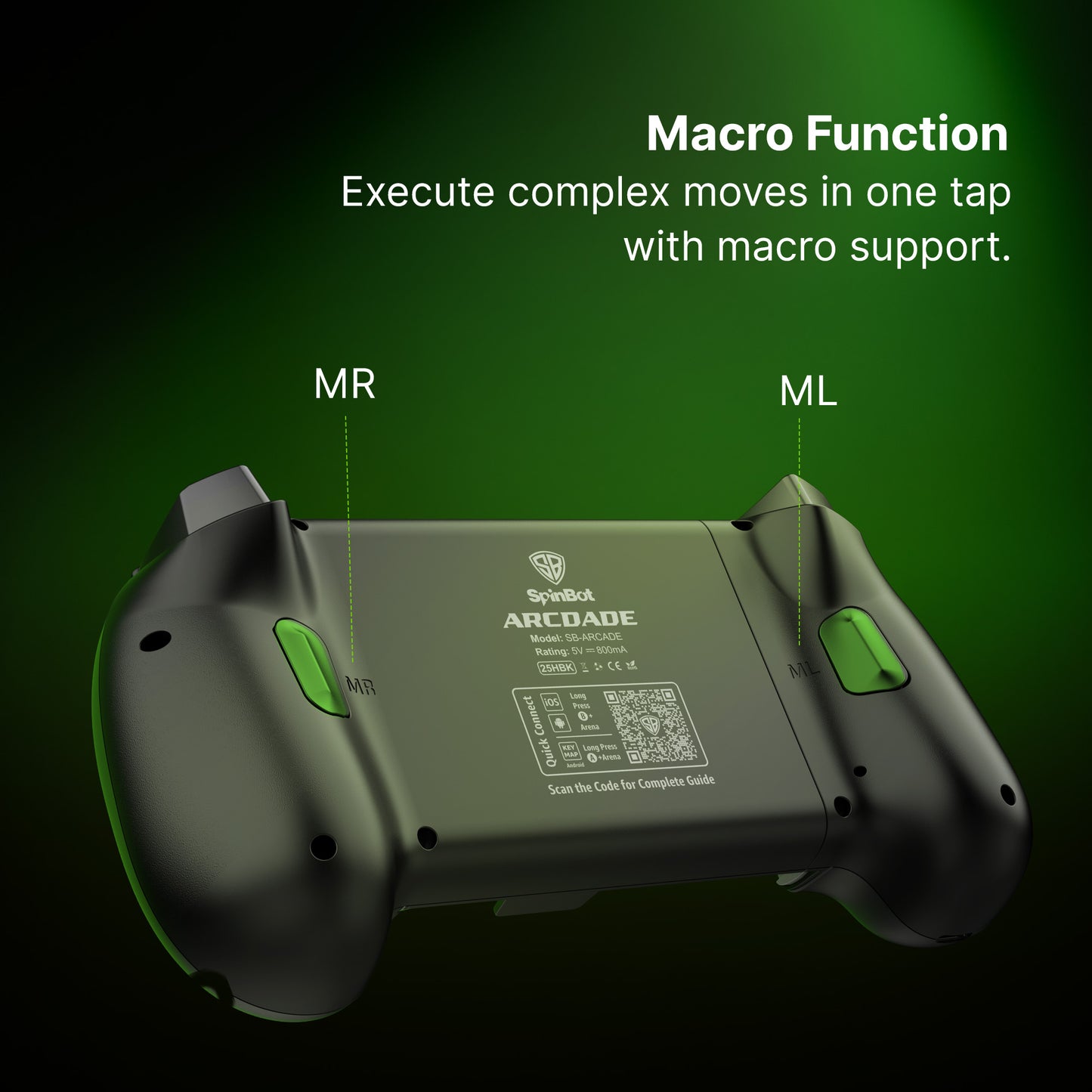 SpinBot Arcade Smartphone Gamepad