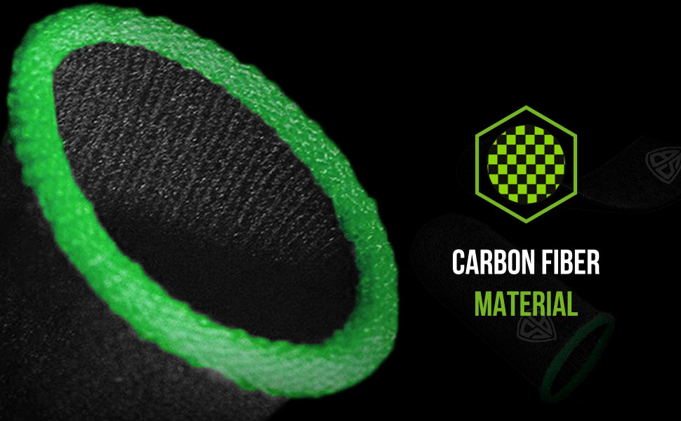 Carbon fibre finger sleeves