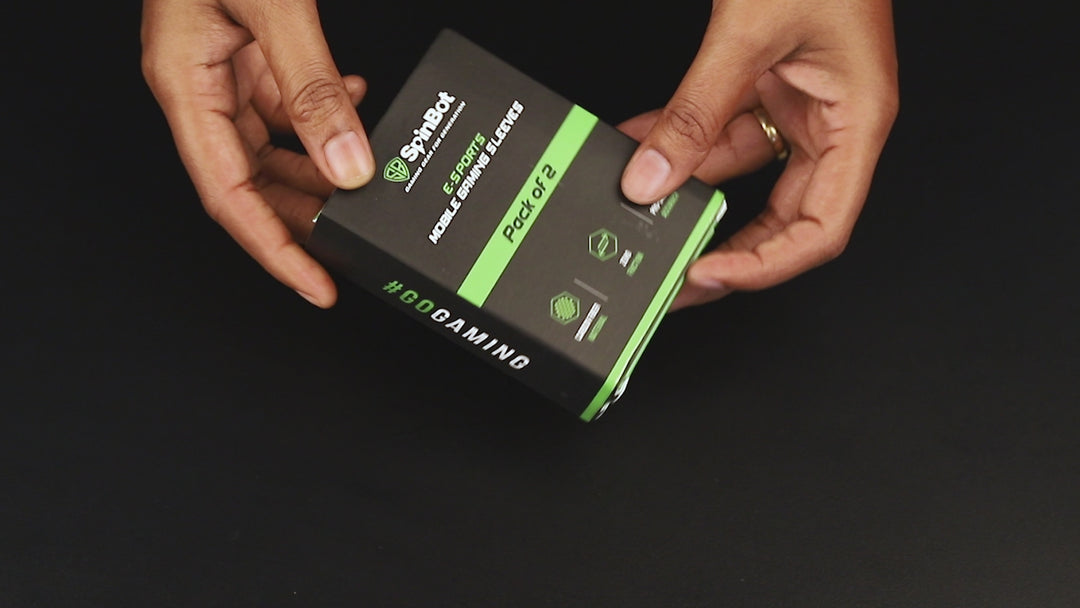 SpinBot Carbon Fiber Finger Thumb Sleeves for PUBG, BGMI,Free Fire,e